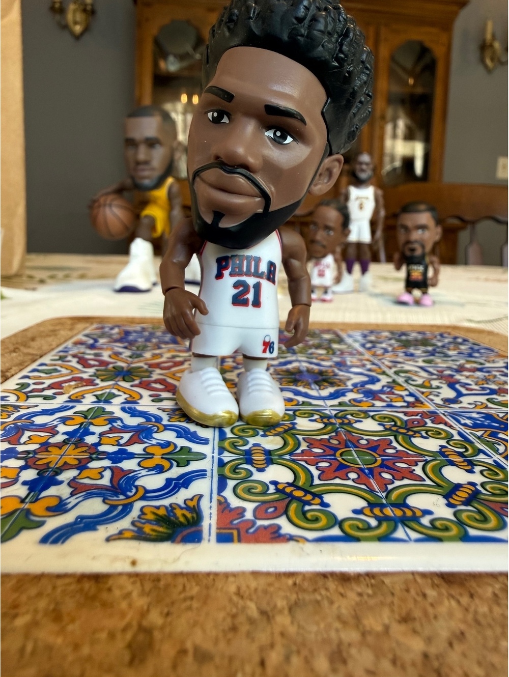 Joel Embiid Philadelphia 76ers Hasbro Fanatics Premium Vinyl Figure 3.5  Inch